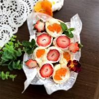 春です！一足先にカラフルフルーツサンドが花ざかり♪『フルーツサンド25選』