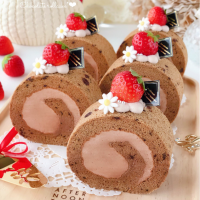 手作りロールケーキでティータイムな日♪