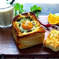 今日のおうちランチはファミレス気分で！”厚切り”ボリューミートースト♪