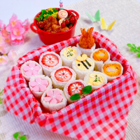 お楽しみサンドイッチで春ランチ♪