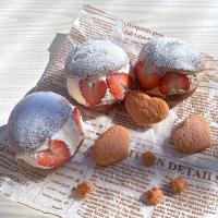 イタリア生まれの気になるスイーツ♪鬼盛りクリームのマリトッツォ♪