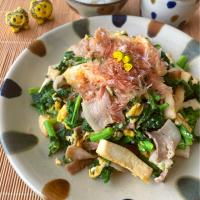 メイン料理になった菜の花料理♪