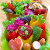 春休みのお昼はみんなで　オ　ム　ラ　イ　ス♪