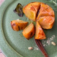 柿を火にかけるイリュージョン♪