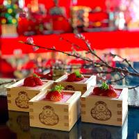 桃の節句の桃色デザート♪