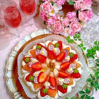 ご入学おめでとう♡紅白いちごでお祝い♪