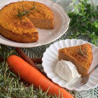 こだわりのヘルシーキャロットケーキ♪
