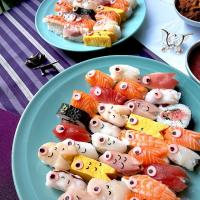 こどもの日！食卓にお祝いのこいのぼり♪