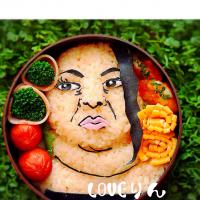 マツコの顔がインパクトあるキャラ弁が凄い・・！！