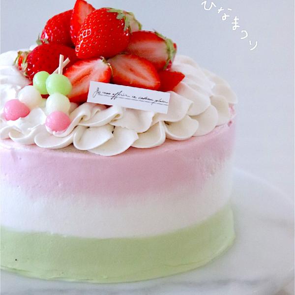 ひなまつりケーキ❀プレートアレンジ 65d54b0a085f681e532a7547_20240