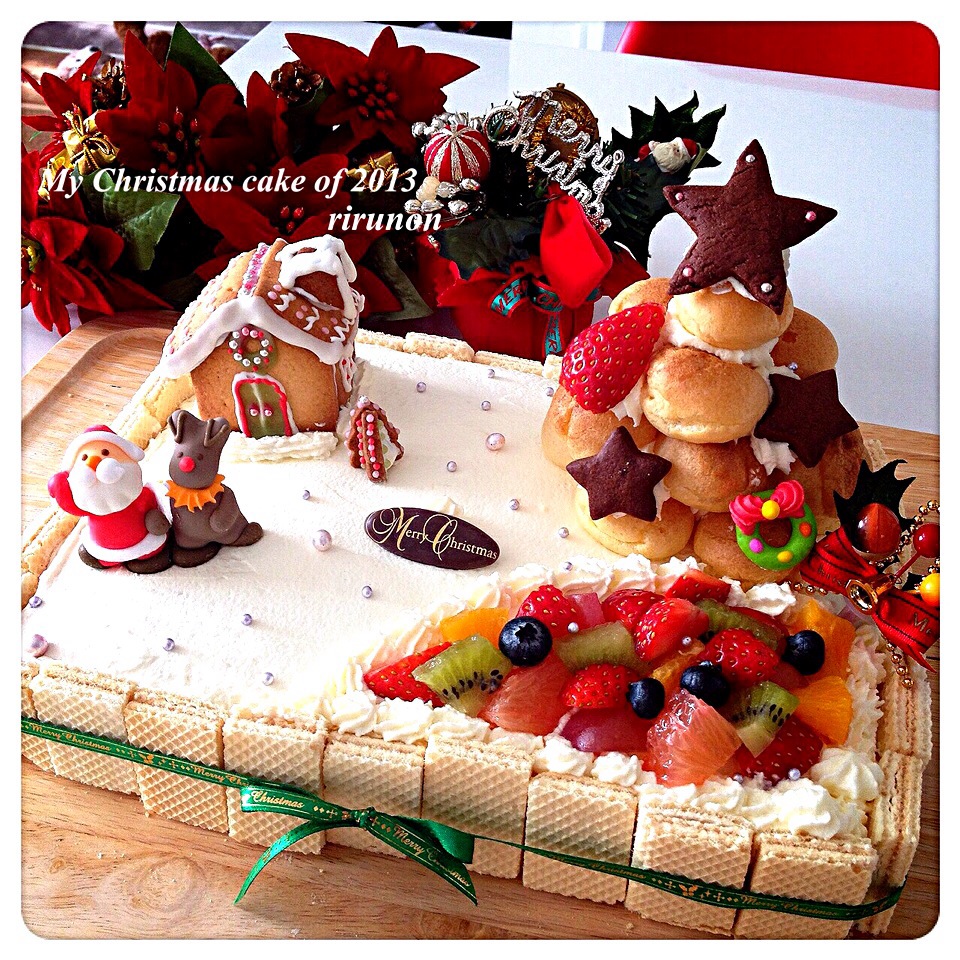 クリスマスケーキのデコレーションレシピ 装飾アイデア 全選 Macaroni