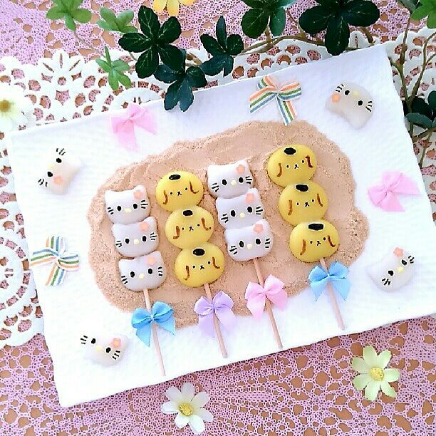 もちもちかわいい デコ白玉 のキャラアレンジに挑戦しよう Macaroni