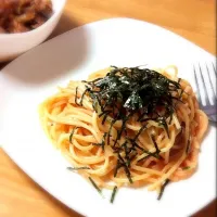 Snapdishの料理写真:明太子マヨネーズパスタ。|eko_ekoさん