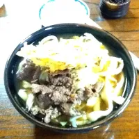 Snapdishの料理写真:肉天うどん ふもとや|るりすずめさん