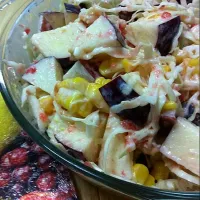 Fruits Salad with Strawberry jam|aPpLeさん