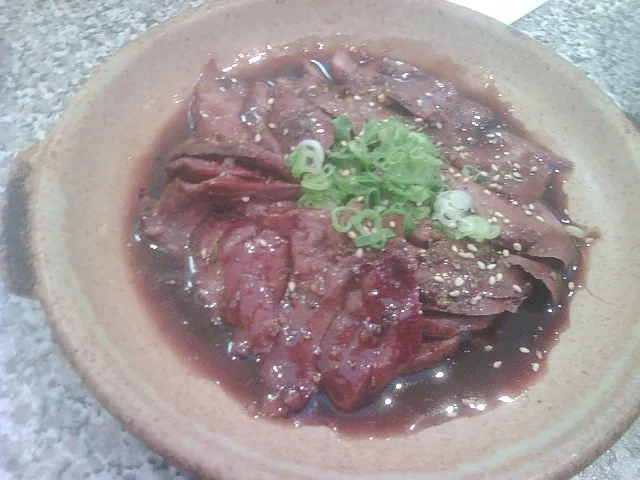 Snapdishの料理写真:gyu tan steak|laurentia rosalinaさん