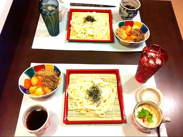 讃岐うどん.茶碗蒸し.肉じゃが|たまきさん