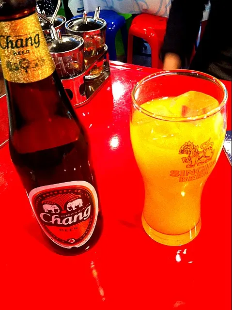 Snapdishの料理写真:beer&mango|k.o.uさん