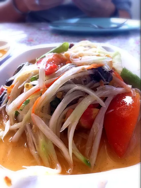 Snapdishの料理写真:Somtum (Papaya Salad)|Fahsai Suksawasdi Na Ayutthayaさん