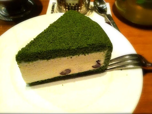 抹茶とシャンパンのカマンベールチーズケーキ|mnさん