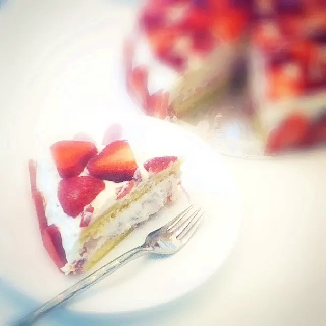 i baked strawberry shortcake :D|myleneさん