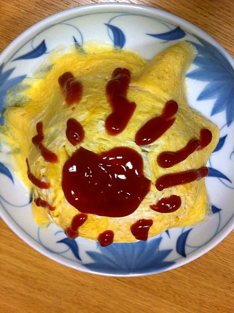 自家製オムライス 夕食！|ゆずあんずさん