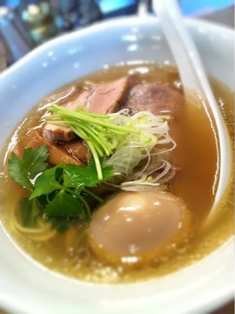 Snapdishの料理写真:味玉塩ラーメン|Takashi Tomiyaさん