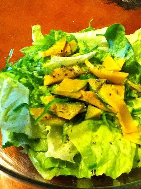 Salad, romaine lettuce peppers and pumpkin|Funky Chefさん