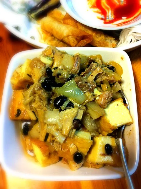 pork with tofu n black brans|cathrina kobayashiさん