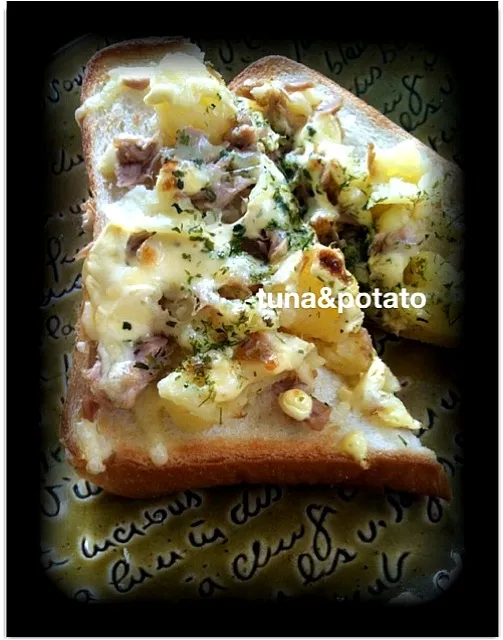 tuna&potato toast|love cookingさん