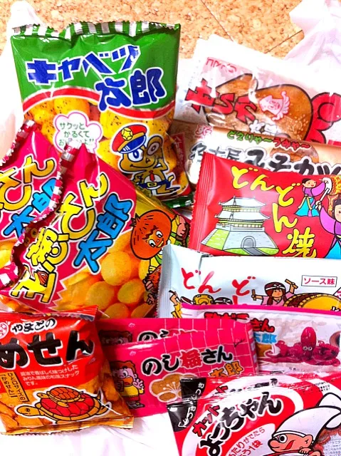 Snapdishの料理写真:大好き駄菓子|ちぃこさん