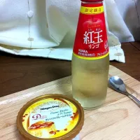 Snapdishの料理写真:酒とアイス|maiさん