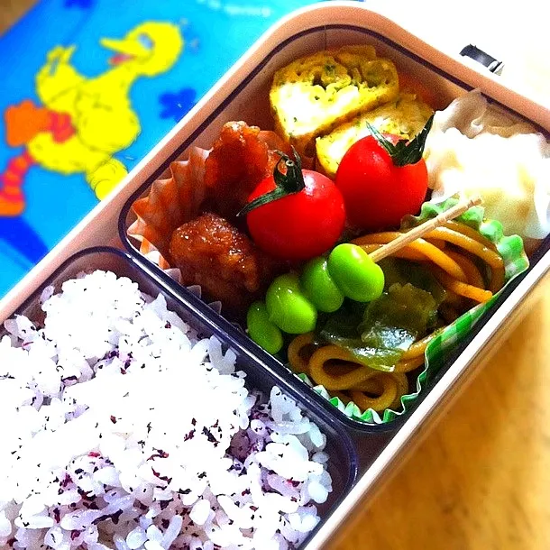 寝坊した日のお弁当|好美さん