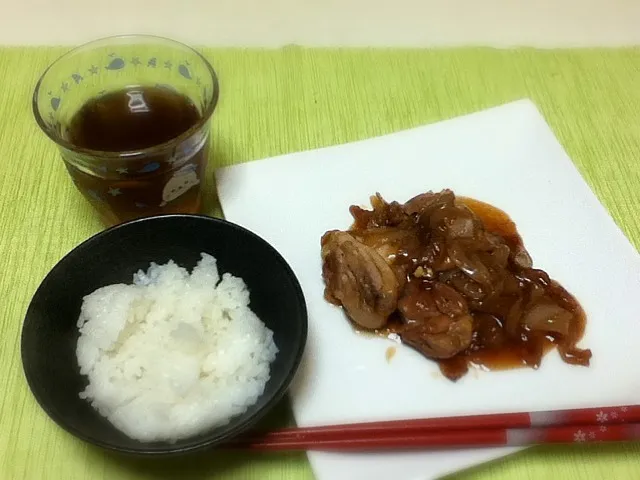 鶏肉と玉ねぎの甘煮|こずらしさん