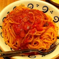 カプリチョーザ★トマトとにんにくのスパゲティ|Yoichi Dakeさん