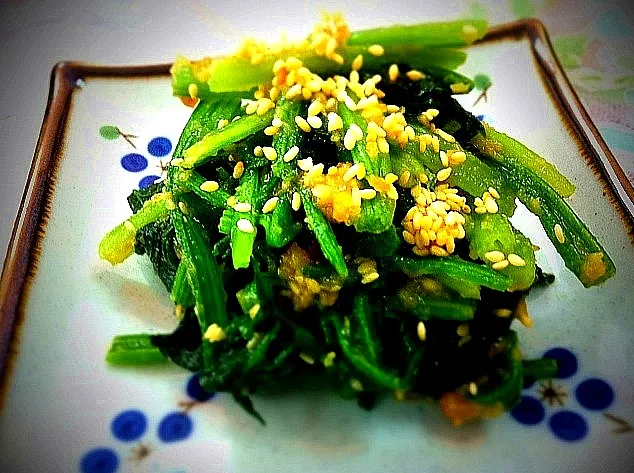 spinach with miso sesame sauce|nuttyさん