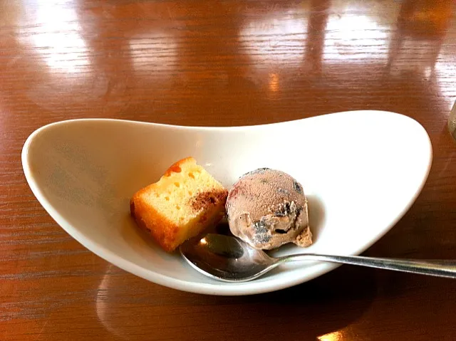 エスプレッソアイスとアップルケーキ|ユウスケさん