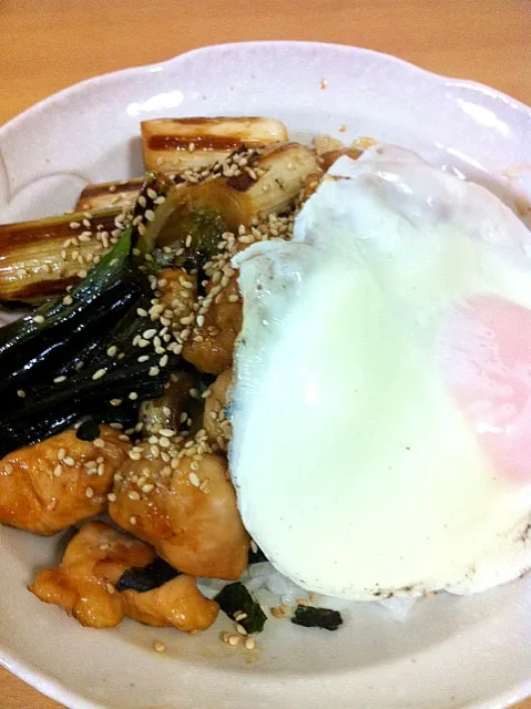 焼き鳥親子丼|あずささん