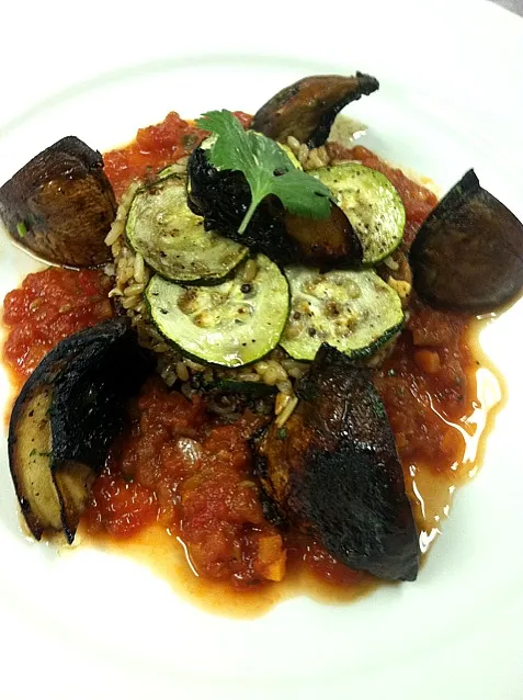 courgette portabella basmati tian|GREG ARNOLDさん