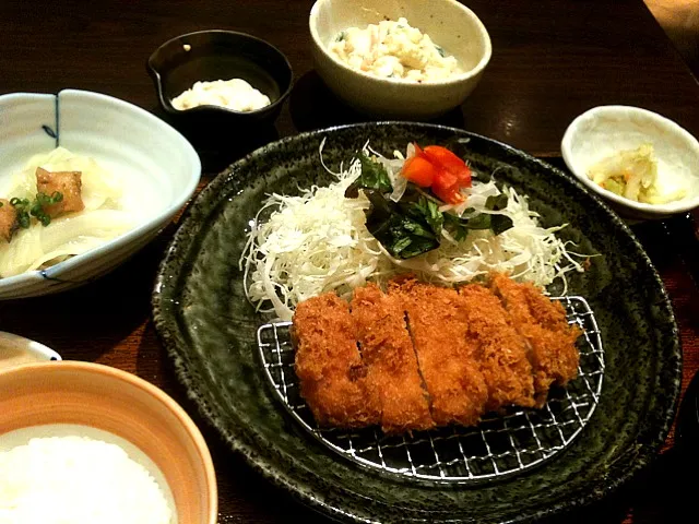 Tonkatsu and Potato Salad and Taru Taru sauce|GedoGadeさん