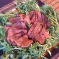 100% grass-fed orgamic beef & watercress|Yuko Matsumotoさん