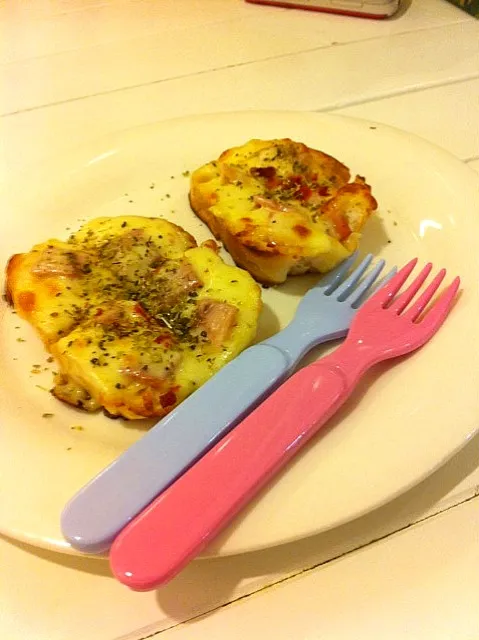 French Bread Ham Cheese|Smileyさん