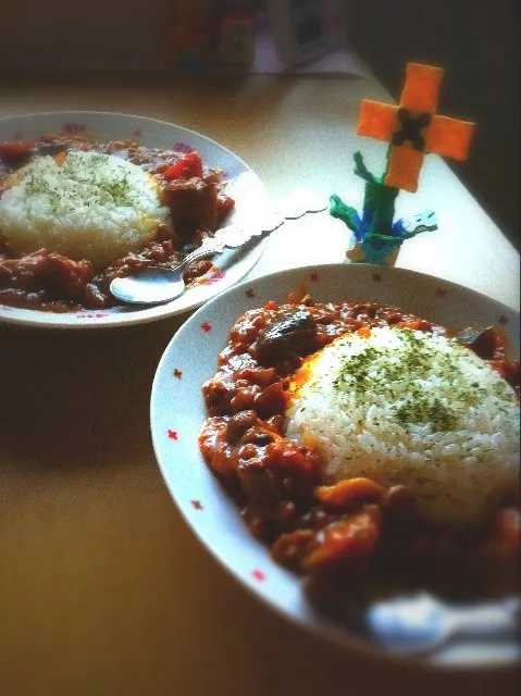 Snapdishの料理写真:夏野菜カレー(^O^)|hittoさん