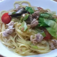 初めての冷麺パスタ♪(´ε｀ )|りこさん