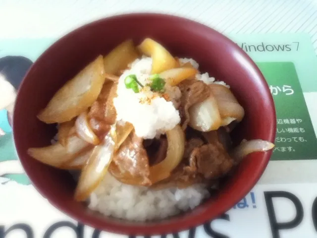 Snapdishの料理写真:牛おろし焼肉丼|zuckyさん