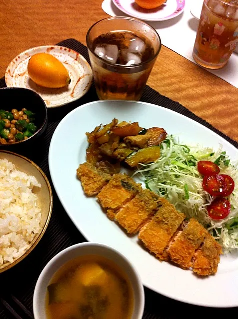 deep fried salmon|Sakikoさん