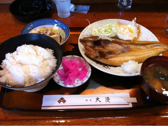 ほっけ定食|よんたろうさん