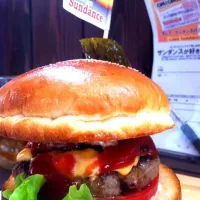 ベーコンチーズバーガー|あきひとんさん