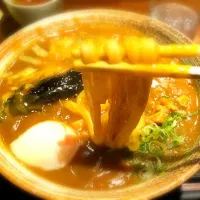 Snapdishの料理写真:今どきカレーうどん（チーズ入り）|なぉさん