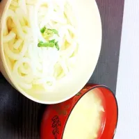 うどんとたまごスープ|みーすけさん